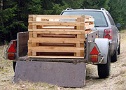 transportable Ansitzleiter mit geringem Gewicht und Transportmaß